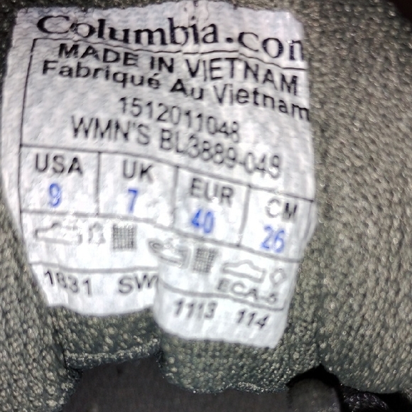 Columbia Women's Gray Athletic Shoes - Picture 3 of 6